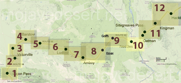 Route 66 key map